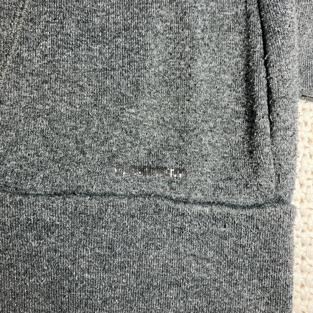 Adidas Men's Medium Gray Hoodie Sweatshirt Pullover Logo Longsleeve Activewear‎